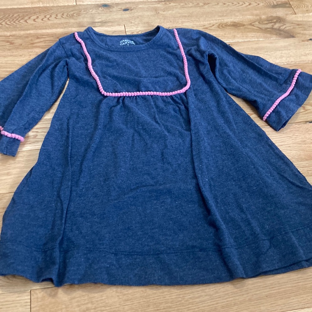 Harper Canyon navy with pink trim dress